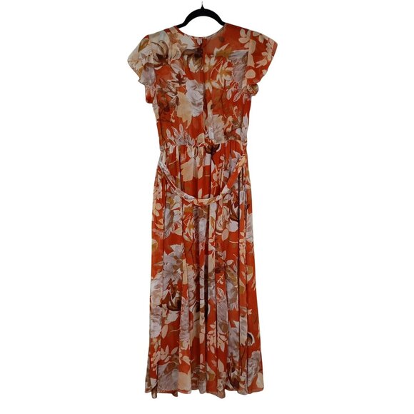 Kate & Lily Maxi Dress Womens Petite Floral Wrap 6P Sleeveless Lightweight - Picture 6 of 10